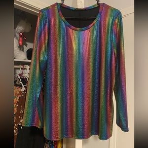 Rainbow Shimmer Top